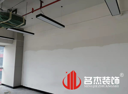 巡工地日記，名岳工程設(shè)計辦公室裝修項目緊張進行中
